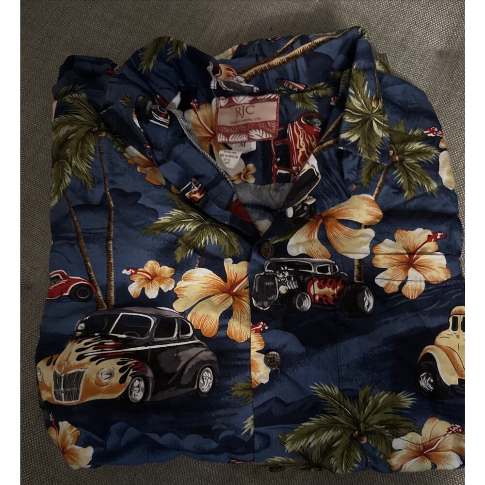 RJC HAWAII Hot Rod Hawaiian Shirt - Size M